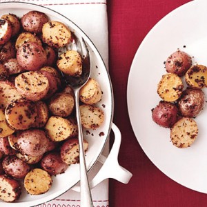 mustard roasted potatoes